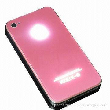 Luminescent LED Light Logo Mod Kit for iPhone 4/4S, No Soldering Required and Fully Reversible